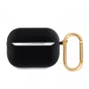Guess Funda PU Grained Classic Logo para Apple AirPods Pro 2 Negra