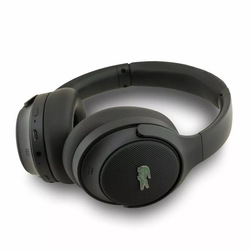 Lacoste Auriculares inalámbricos ANC/ENC Petit Pique Negros