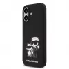 Karl Lagerfeld Funda MagSafe Liquid Silicone K&CH Sketch para Apple iPhone 17 Negra