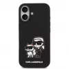 Karl Lagerfeld Funda MagSafe Liquid Silicone K&CH Sketch para Apple iPhone 17 Negra