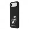 Karl Lagerfeld Funda MagSafe Liquid Silicone K&CH Sketch para Apple iPhone Air Negra