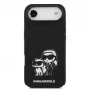 Karl Lagerfeld Funda MagSafe Liquid Silicone K&CH Sketch para Apple iPhone Air Negra