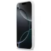 Karl Lagerfeld Funda de silicona KL Sketch & Logo para Apple iPhone 17 Pro con MagSafe - Blanca