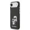 Karl Lagerfeld Funda de silicona IML Aquarelle K&C Logo para Apple iPhone Air Negra