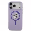 Karl Lagerfeld Apple iPhone 17 Pro Max Funda Liquid Silicone Karl and Choupette MagSafe Purple