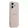 Guess Funda MagSafe de PU Saffiano para Apple iPhone 17, rosa