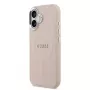 Guess Funda MagSafe de PU Saffiano para Apple iPhone 17, rosa