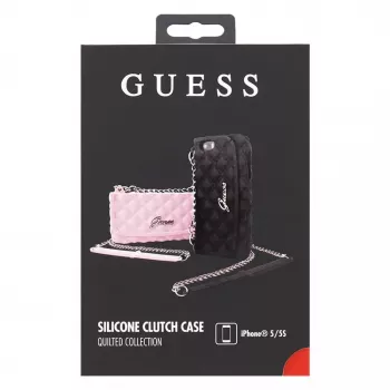 Apple Funda de silicona Quilted Clutch para iPhone 6, rosa