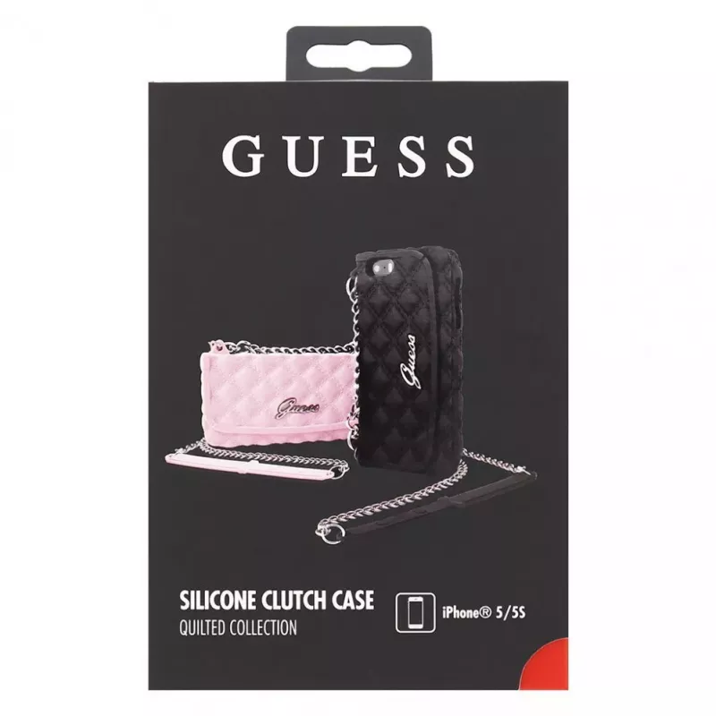 Apple Funda de silicona Quilted Clutch para iPhone 6, rosa