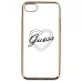 Guess Funda TPU Apple Heart para Apple iPhone 7/8, dorada