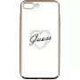 Guess Funda TPU Apple Heart para Apple iPhone 7 Plus / 8 Plus, dorada