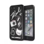 Karl Lagerfeld Funda rígida Pins para Apple iPhone 7/8/SE2020, negra