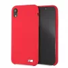 BMW Funda rígida de silicona para Apple iPhone XR, roja