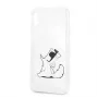 Karl Lagerfeld Funda rígida Fun Choupette No Rope para Apple iPhone XR, transparente