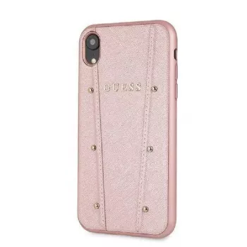 Guess Funda rígida Kaia para iPhone XR - oro rosa