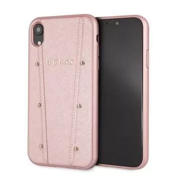 Guess Funda rígida Kaia para iPhone XR - oro rosa