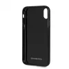 Mercedes-Benz Funda rígida de fibra de carbono real para Apple iPhone XR, negra