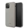 Mercedes-Benz Funda de silicona líquida para Apple iPhone 11 Pro, gris