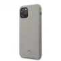 Mercedes-Benz Funda de silicona líquida para Apple iPhone 11 Pro, gris