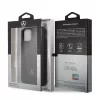 Mercedes-Benz Funda rígida de piel y carbono para Apple iPhone 11, negra