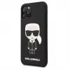 Karl Lagerfeld Funda de silicona Iconic para Apple iPhone 11 Pro, negra