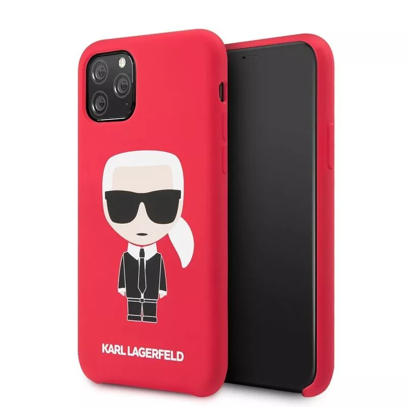Karl Lagerfeld Funda Iconic Body para Apple iPhone 11 Pro - roja