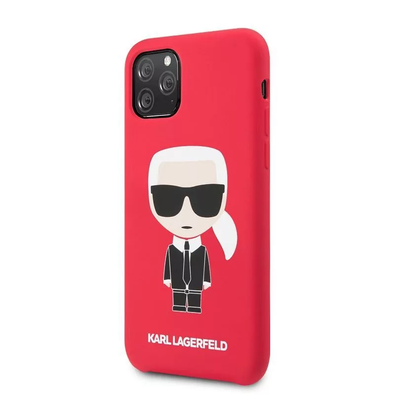 Karl Lagerfeld Funda Iconic Body para Apple iPhone 11 Pro - roja