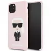 Karl Lagerfeld Funda de silicona Fullbody Ikonic para Apple iPhone 11 Pro Max, rosa