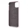 Karl Lagerfeld Funda de silicona Fullbody Ikonic para Apple iPhone 11 Pro Max, rosa