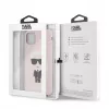 Karl Lagerfeld Funda de silicona Fullbody Ikonic para Apple iPhone 11 Pro Max, rosa