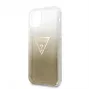 Guess Funda Solid Glitter para Apple iPhone 11 Pro, dorada