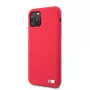 BMW Funda rígida de silicona para Apple iPhone 11 Pro roja