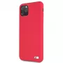 BMW Funda rígida de silicona para Apple iPhone 11 Pro Max roja