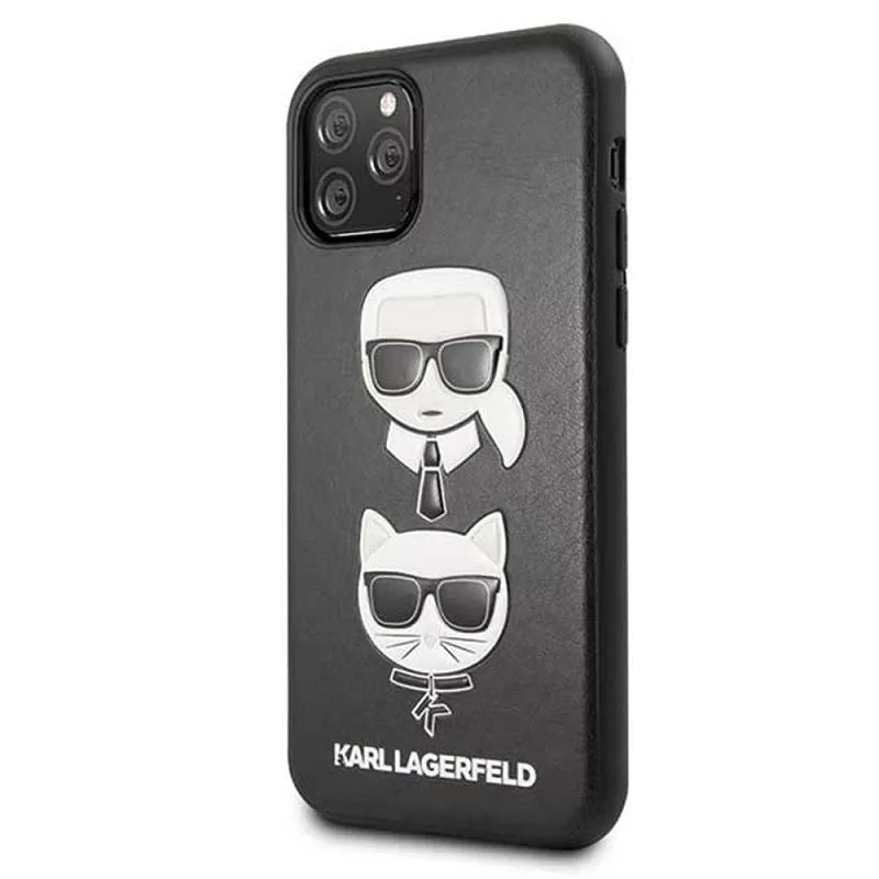 Karl Lagerfeld Apple iPhone 11 Pro funda Karl Lagerfeld and Choupette negra