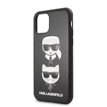 Karl Lagerfeld Apple iPhone 11 Pro funda Karl Lagerfeld and Choupette negra