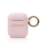Guess Funda de silicona para Apple AirPods (1.ª y 2.ª generación) - rosa