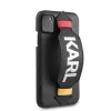 Karl Lagerfeld Funda con correa para Apple iPhone 11 negra