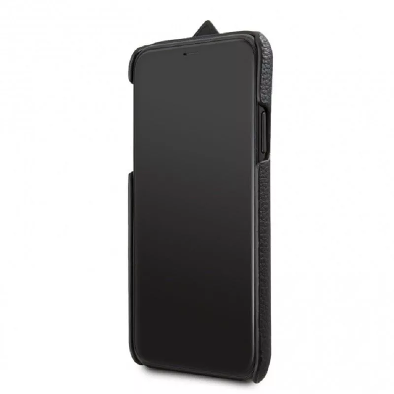 Karl Lagerfeld Funda con correa para Apple iPhone 11 negra