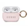 Guess Funda de silicona para Apple AirPods Pro rosa claro