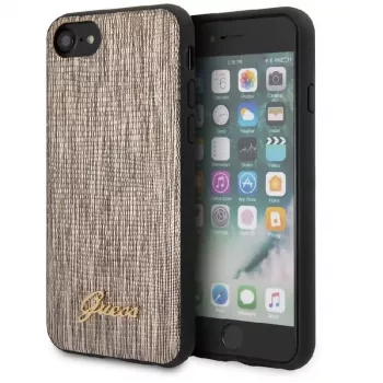 Guess Funda Lizard para Apple iPhone 7/8/SE2020 dorada