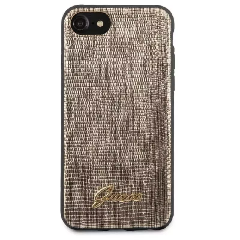 Guess Funda Lizard para Apple iPhone 7/8/SE2020 dorada