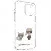 Karl Lagerfeld Funda PC/TPU Karl & Choupette para Apple iPhone 12 mini 5,4 pulgadas transparente