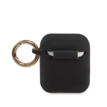 Guess Funda de silicona Triangle para AirPods Pro (1.ª y 2.ª gen.) - negra