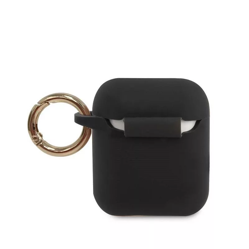 Guess Funda de silicona Triangle para AirPods Pro (1.ª y 2.ª gen.) - negra