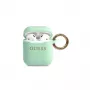 Guess Funda de silicona Glitter para AirPods Pro verde