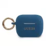 Guess Funda de silicona para AirPods Pro azul