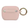 Guess Funda de silicona Triangle para AirPods Pro rosa
