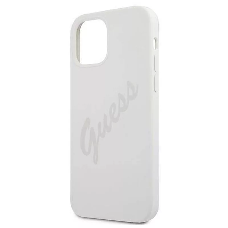 Guess Funda Vintage para Apple iPhone 12/12 Pro 6.1 crema