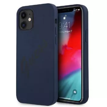Guess Funda Vintage para Apple iPhone 12 Mini 5,4 pulgadas azul