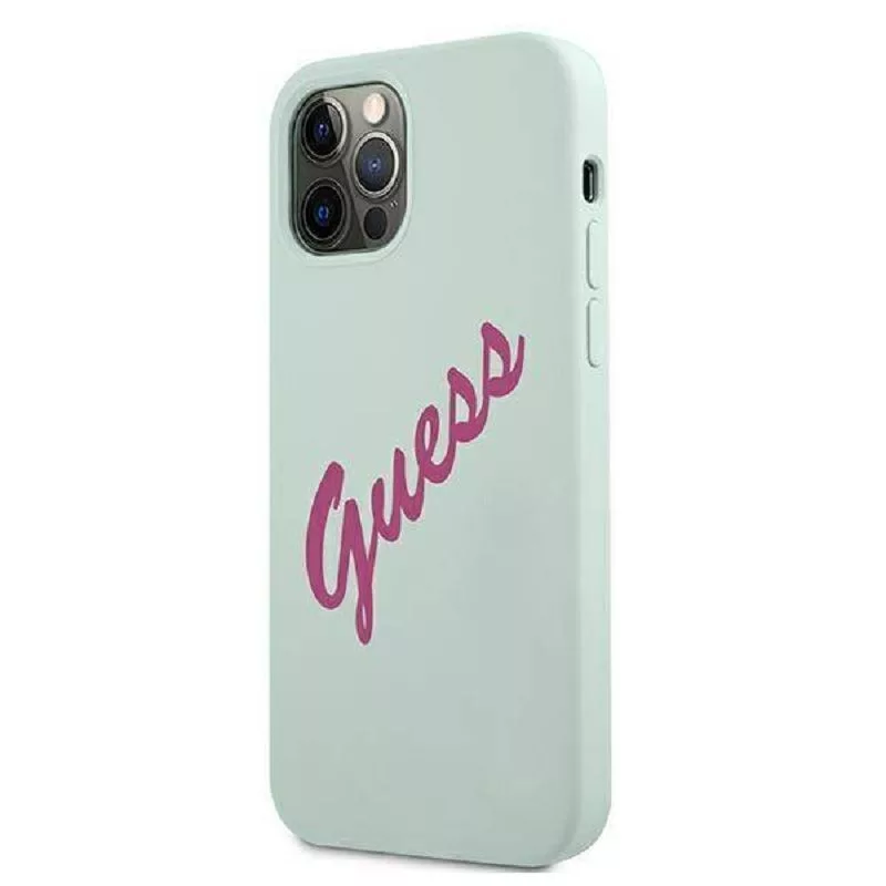 Guess Funda Fuschia para Apple iPhone 12 Pro Max 6,7 pulgadas azul